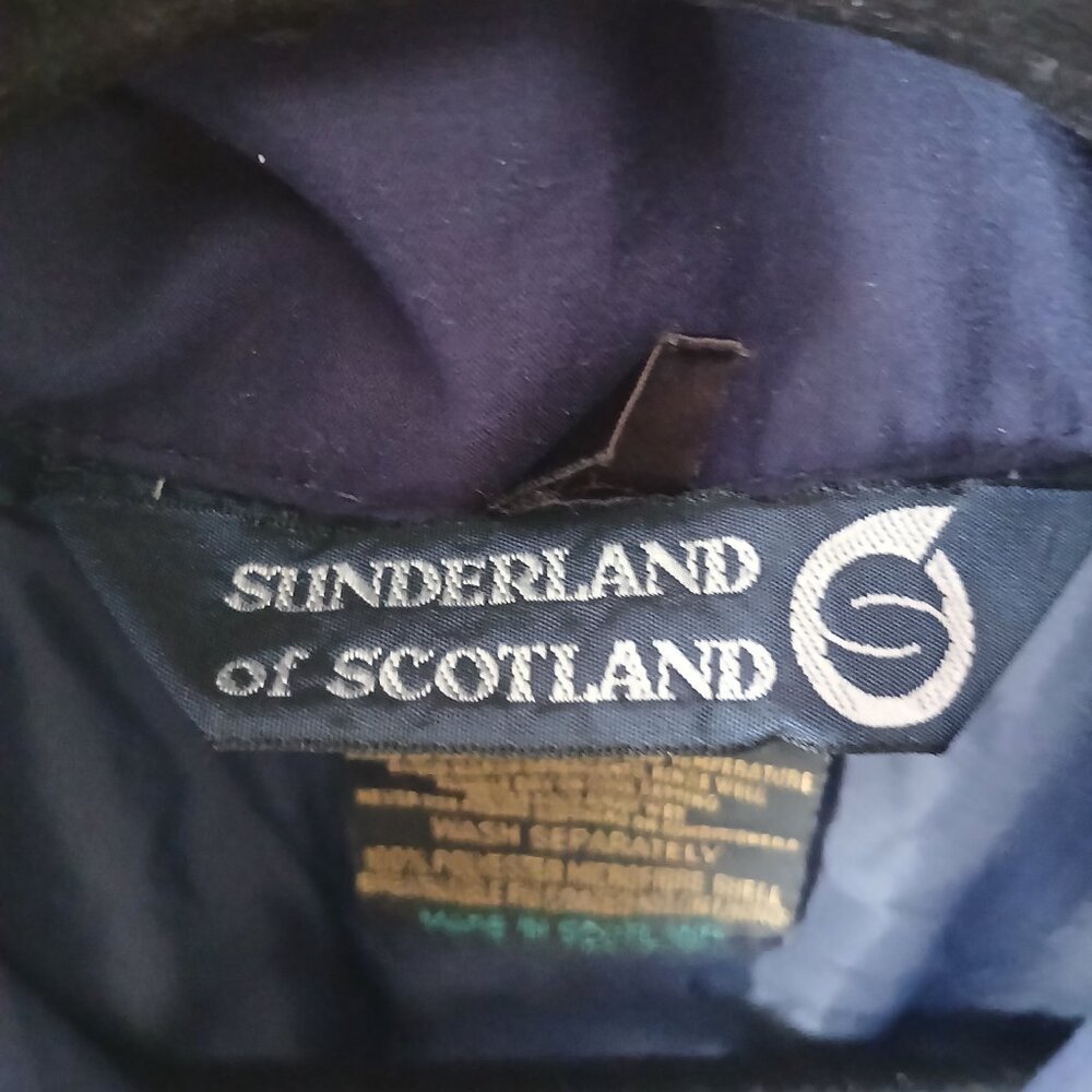 Sunderland of Scotland Women's Cygnet Rain Suit Navy Golf Fish Track Breathes - Picture 2 of 12